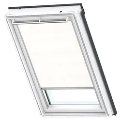 VELUX Sichtschutzrollo Uni Weiß 1028, PK10, Aluminiumschiene,GGU,Manuell,VELUX
