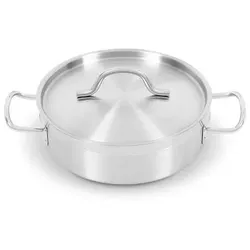Professioneller Fleischtopf 220 Ø mm – Höhe 75 mm – mit Deckel – 2,8 l – Equipementpro