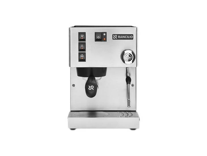 Rancilio Silvia E V6 Siebträger Espressomaschine, Gebraucht/B-Ware - Edelstahl