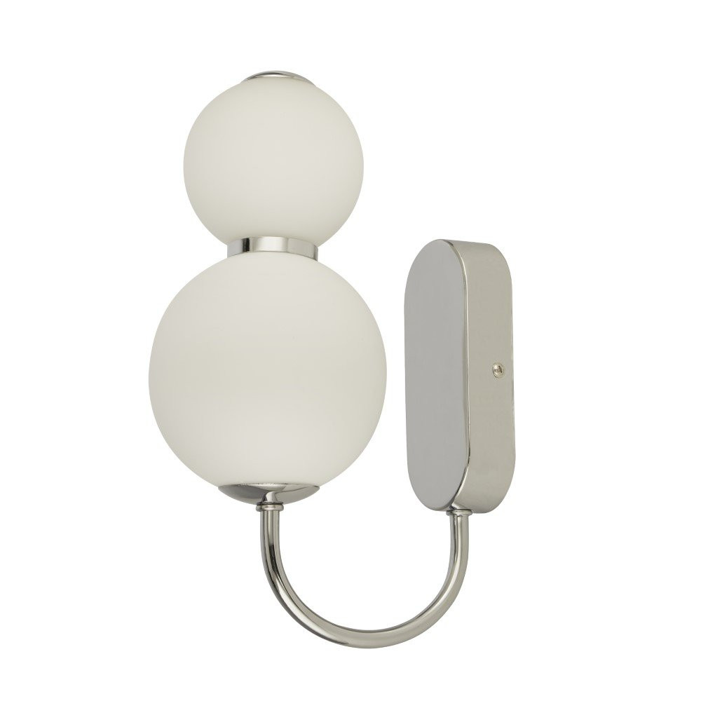 Moderne wandlamp Snowball Searchlight - Wit - Metaal en Glas