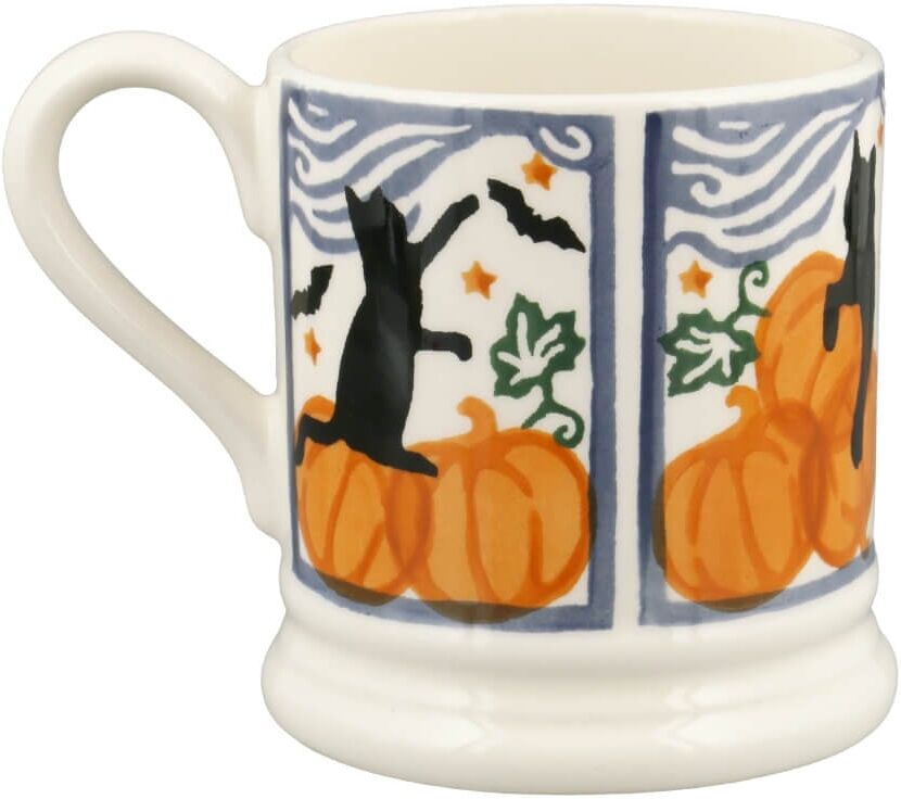 Emma Bridgewater Half Pint Mug - Cats & Pumpkins