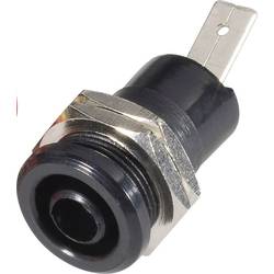 Schnepp BU 4600 sw Sicherheits-Laborbuchse Buchse, Einbau vertikal Stift-Ø: 4 mm Schwarz 1 St.