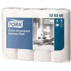 Tork Küchenrollen »Premium« 3-lagig, 4 Rollen weiß, 25.8 cm