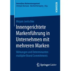 Innengerichtete Markenführung in Unternehmen mit mehreren Marken, Fachbücher von Mirjam Jentschke