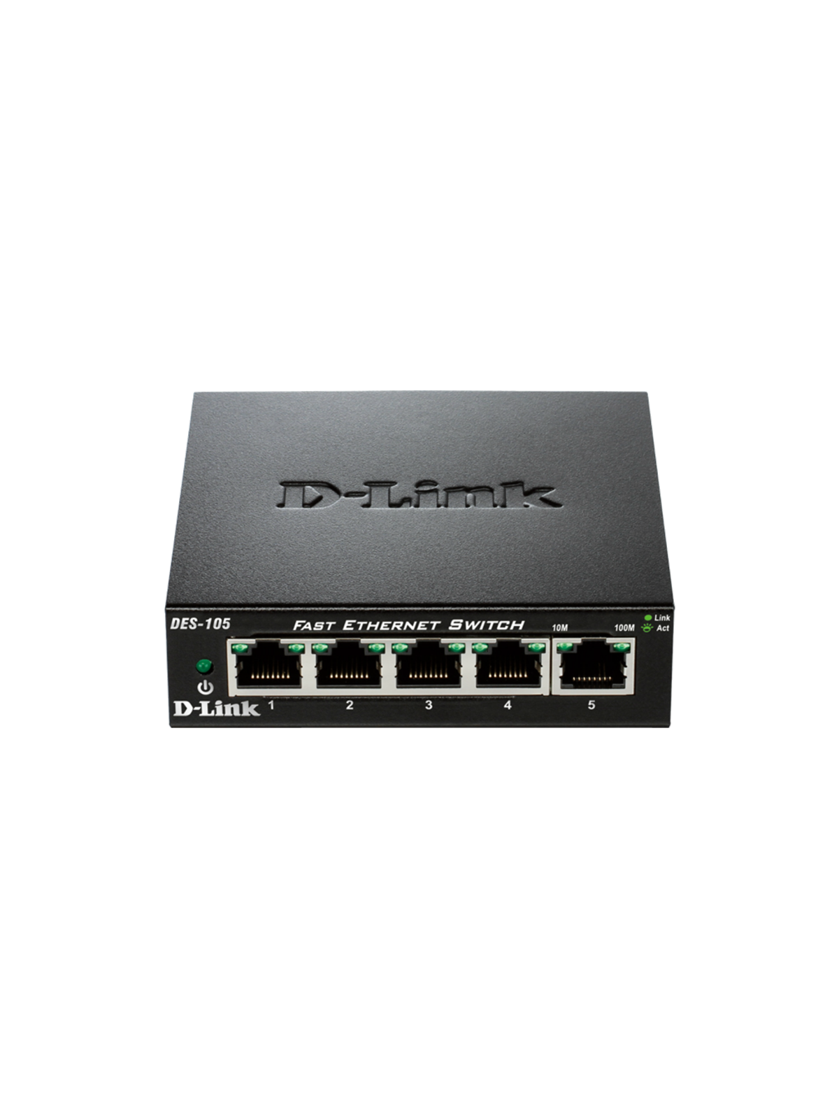 D-Link DES-105 5-Port Fast Ethernet Switch 10/100 Mbps