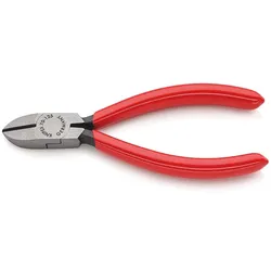 KNIPEX Seitenschneider, mit Kunststoff überzogen, Schwarz atramentiert