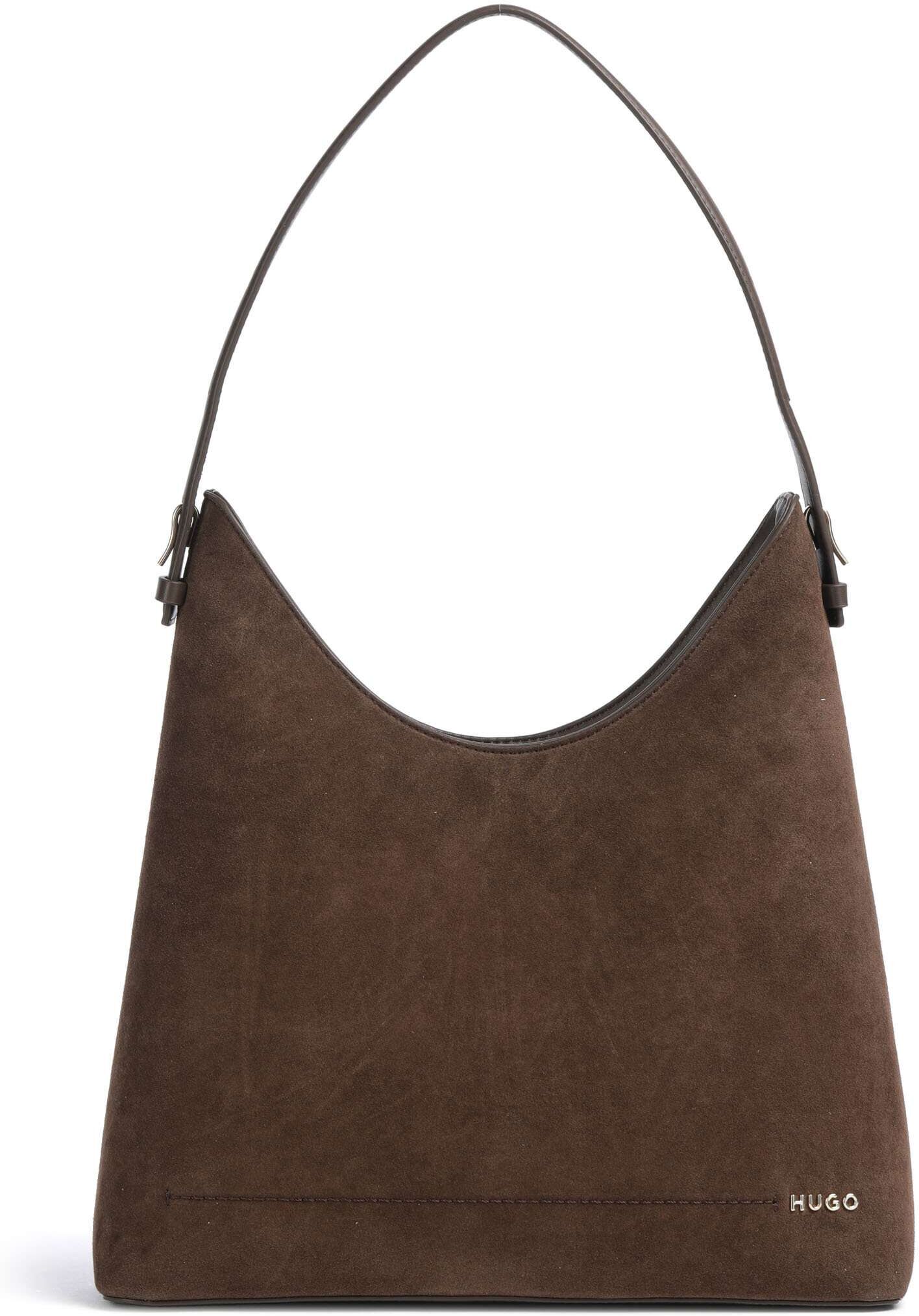 Hugo Yorih Beuteltasche aus Leder, braun
