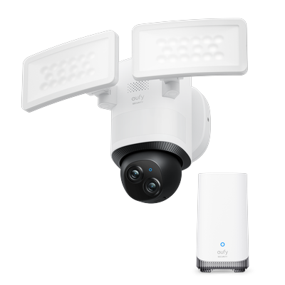 Floodlight Camera E340 + eufy HomeBase™ S380 White