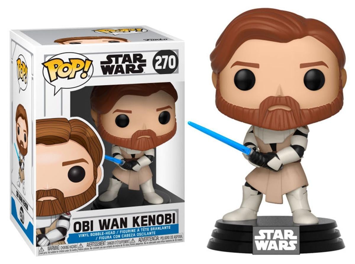 Funko Pop! Star Wars: Clone Wars - Obi-Wan Verzamelfiguur