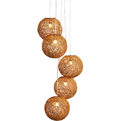 Invicta Interior Hängeleuchte Cocooning Pearls 5er, 140 cm