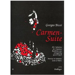 Carmen Suite für 3 Gitarren Partitur und Stimmen, Fachbücher von Georges Bizet