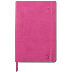 Rhodia, Agenda, Webplanner 2027, A5, 80 Blatt elfenbein 90g, vertikales Kalenderraster - Fuchsia (A5)