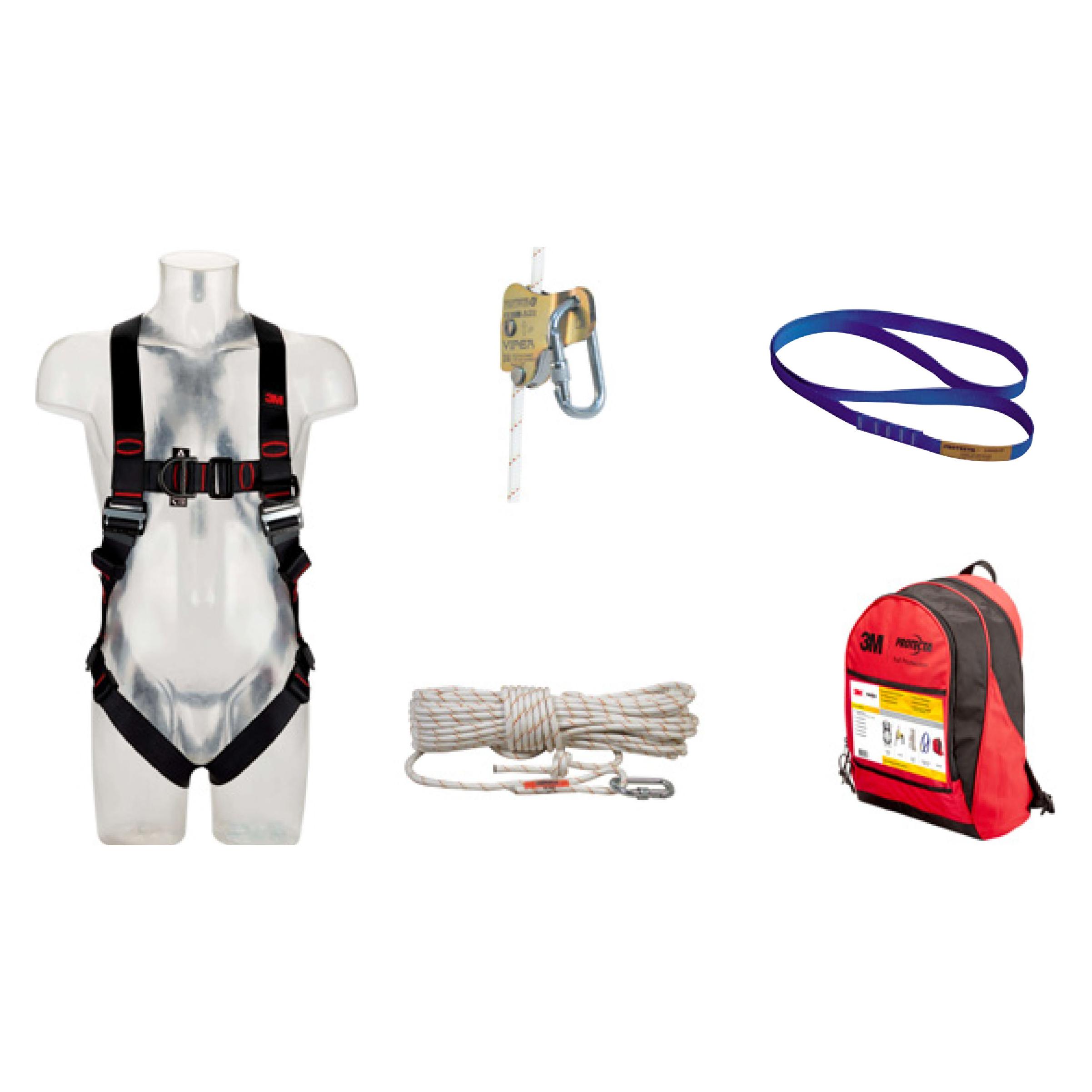 3M Absturzsicherungs-Set Vertikal (Auffanggurt, 140 kg) (1150506)