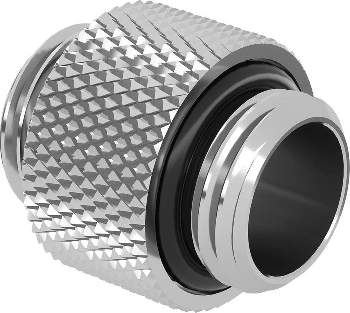 Barrow Adapter gerade G1/4 Zoll AG auf G1/4 Zoll AG - 10mm, weiß-silber