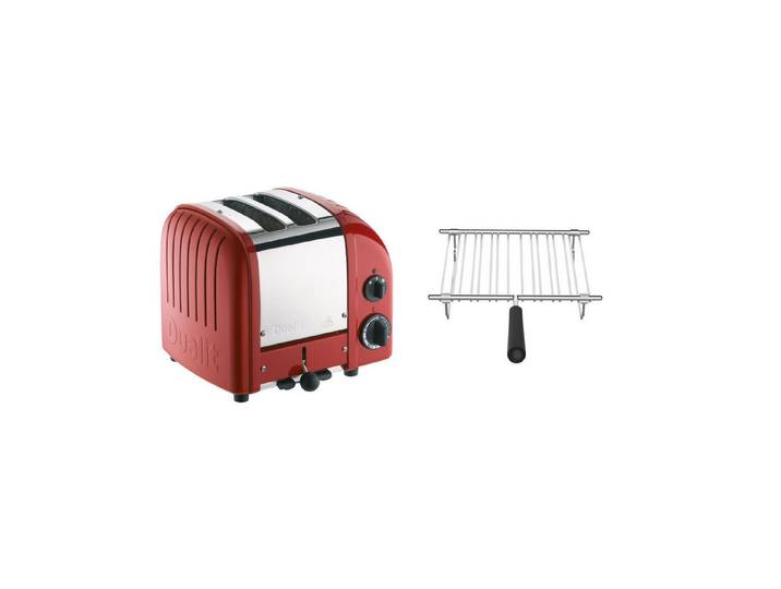 Dualit Toaster Dualit Paket 1, 2er Toaster mit Brötchenaufsatz