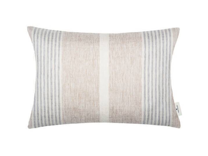 Tom Tailor Zierkissenbezug Fresh Stripe grau Polyester B 40 T 60 cm - Zierkissenbezug
