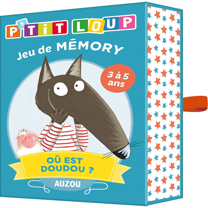 Jeu de Mémory P'tit Loup : Où est doudou ? - Auzou