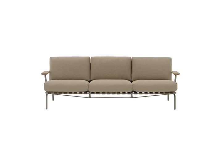 Muuto Settle 3-Sitzer Sofa Ribbed Weave 5 Taupe