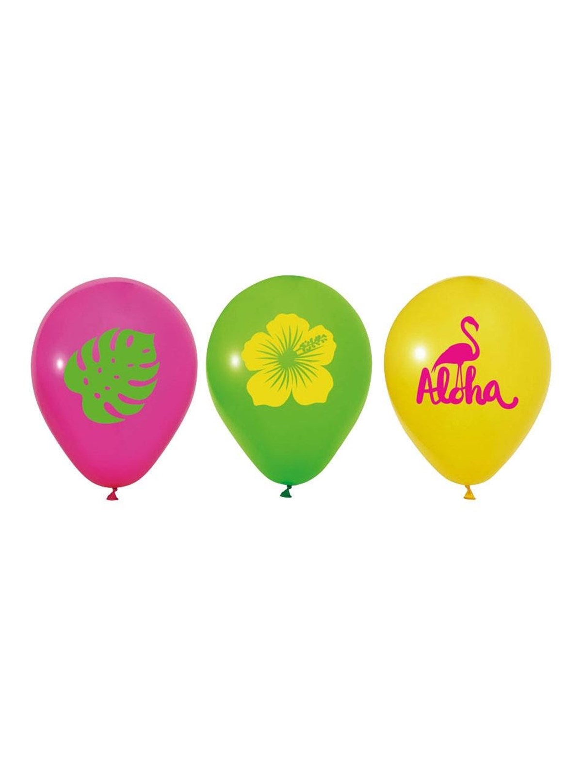 Globos 12 Inch Aloha Balloons - 6 pcs.