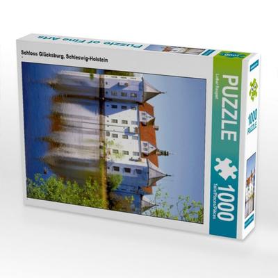 CALVENDO Puzzle Schloss Glücksburg, Schleswig-Holstein | 1000 Teile Lege-Größe 64x48cm Foto-Puzzle für glückliche Stunden