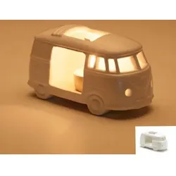 Original Volkswagen Bulli  T1 Teelichthalter Porzellan weiß 5H9087798A