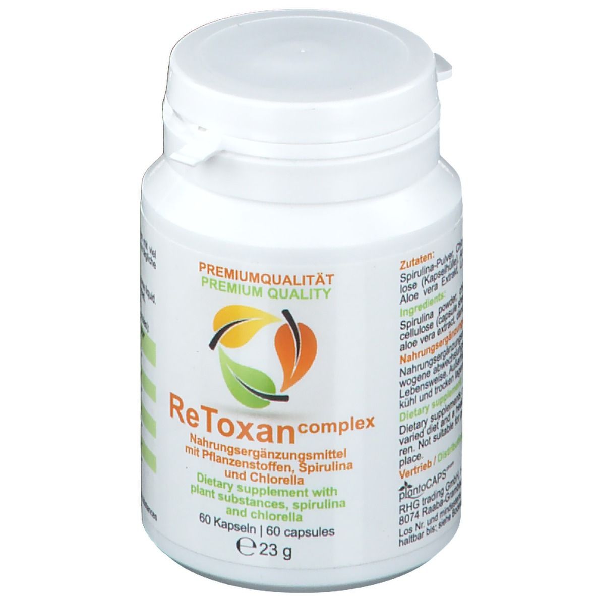Plantocaps ReToxan complex Kapseln 60 St