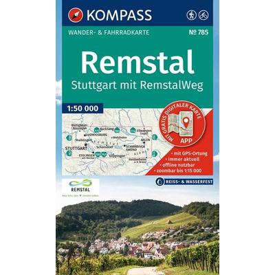 KOMPASS Wanderkarte 785 Remstal, Stuttgart, mit RemstalWeg 1:50.000, Sonstige von , KOMPASS Freytag & Berndt, 978-3-99154-488-3