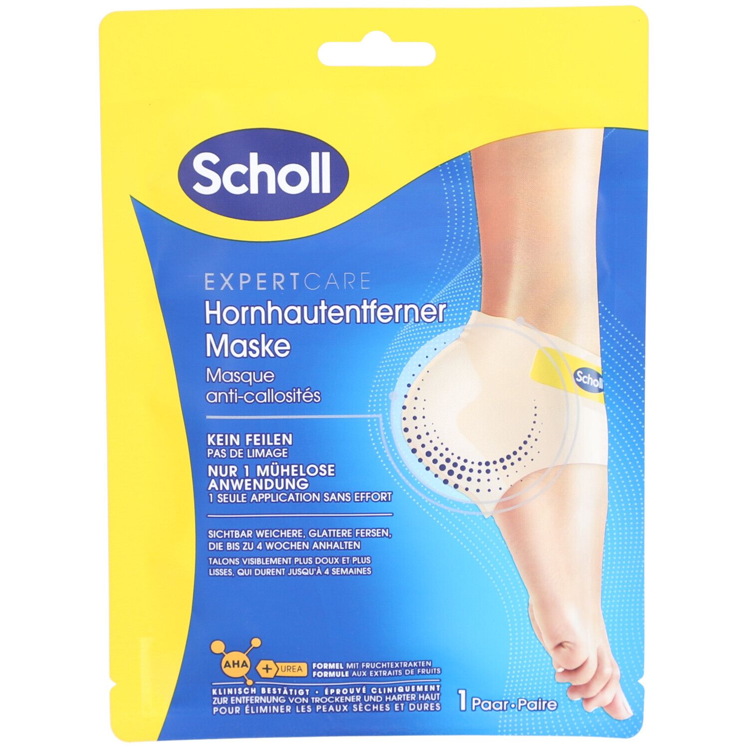 Scholl Hornhautentferner Maske Btl 1 Paar St