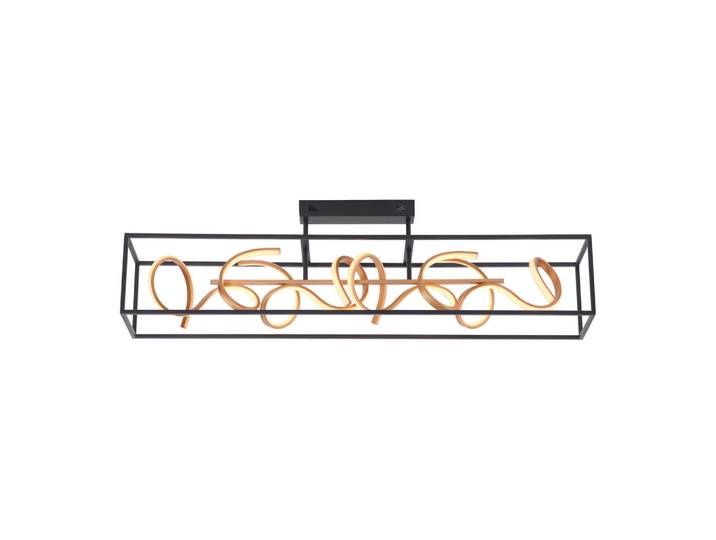Paul Neuhaus Led-Deckenleuchte Selina, Schwarz, Metall, Kunststoff, rechteckig, 20x31.5x110 cm, Lampen & Leuchten, LED Beleuchtung, LED-Deckenleuchten