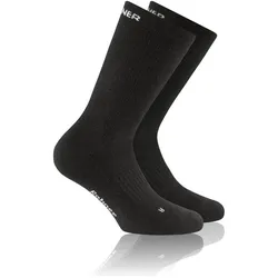 Rohner, Unisex, Sportsocken, Dynamic Merino (44 - 46), Schwarz