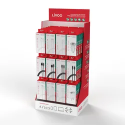 Livoo Anzeige von 72 Ladegeräten, Auto Adapter, Schwarz