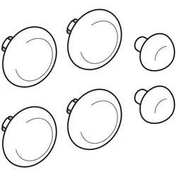 Geberit Puffer 598107000 für WC-Deckel