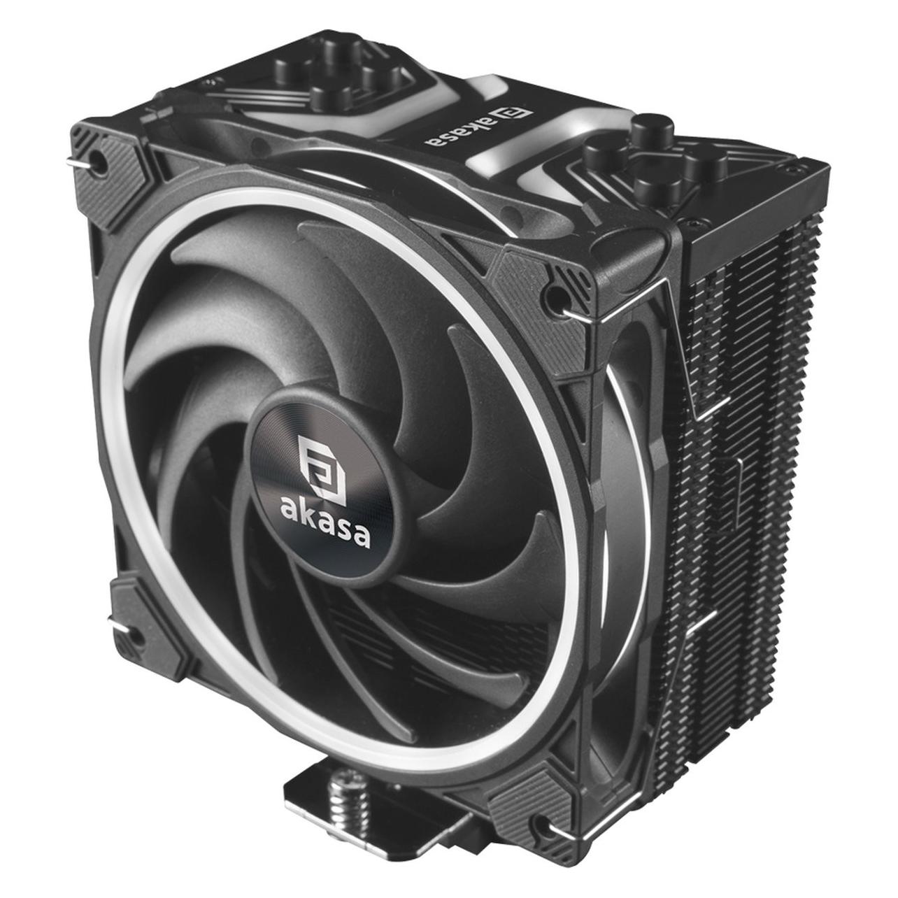 Akasa Soho H4 Plus Processor Air cooler Black 1 pc(s) (92 mm) (AK-CC4022HP01)