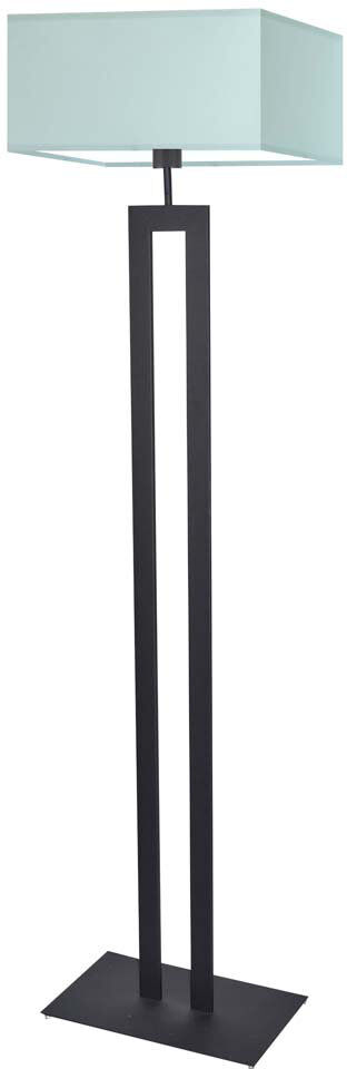 17 Stories Arsh 161 H cm Traditional Floor Lamp Black/Mint 161cm H X 40cm W X 40cm D