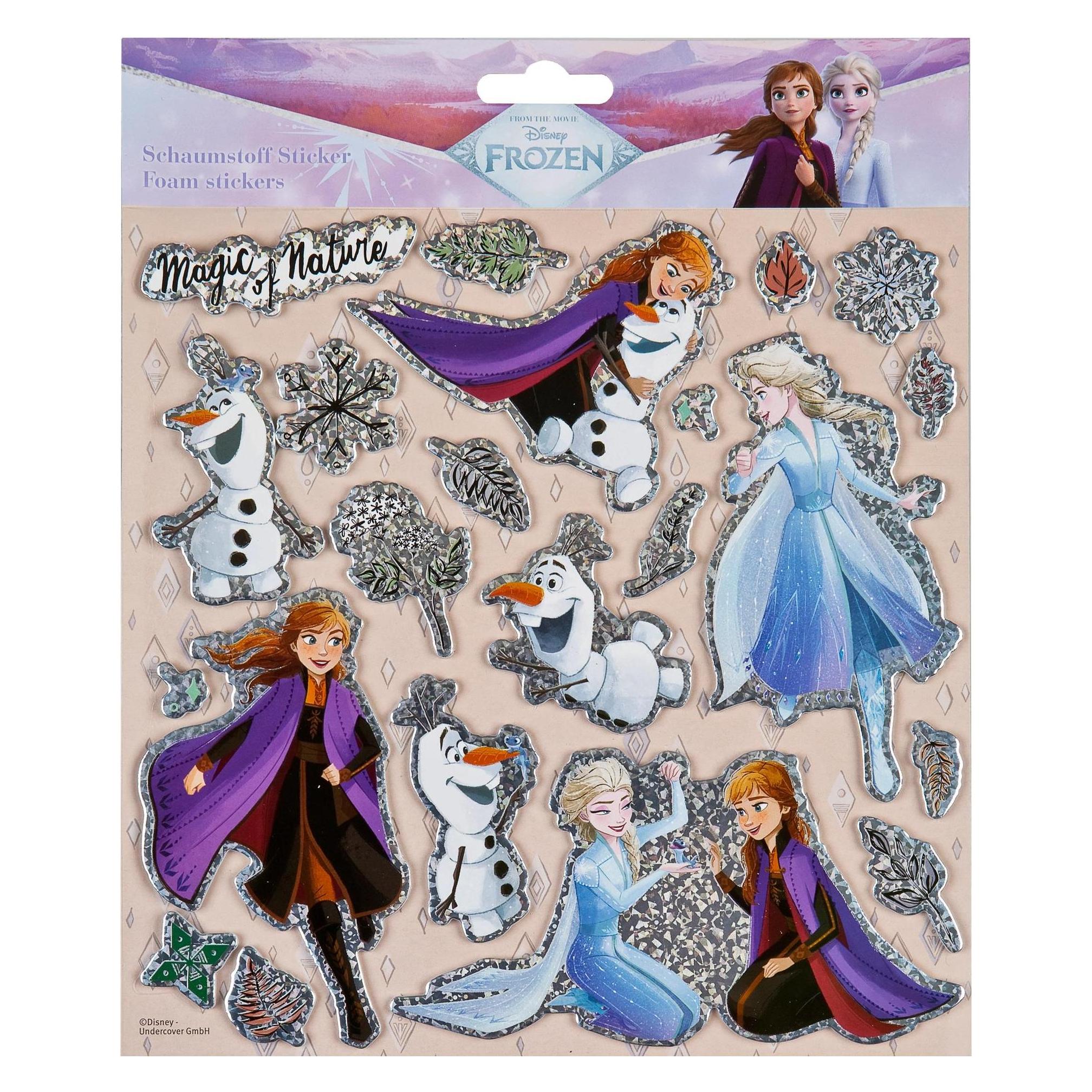 Undercover Schaumstoffaufkleber Frozen (20 Sticker) (FRZX0083)