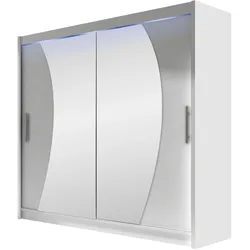 KLEIDERSCHRANK London IX, mit RGB LED Beleuchtung