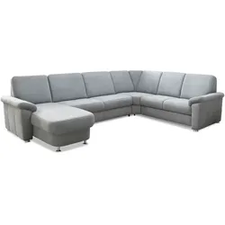 ComfortPlan Wohnlandschaft Terrassa Stoff Blau Ice