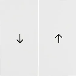 Wippe 2t Jalousie S.1/B.3/B.7 polws glz Symbol Pfeile
