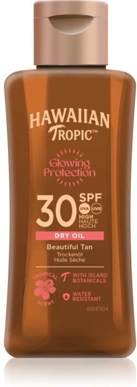 Hawaiian Tropic Glowing Protection Dry Oil huile sèche solaire SPF 30 75 ml