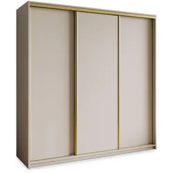 SCHWEBETÜRENSCHRANK NISSE 200/205/60 cm 3-türig Kaschmir