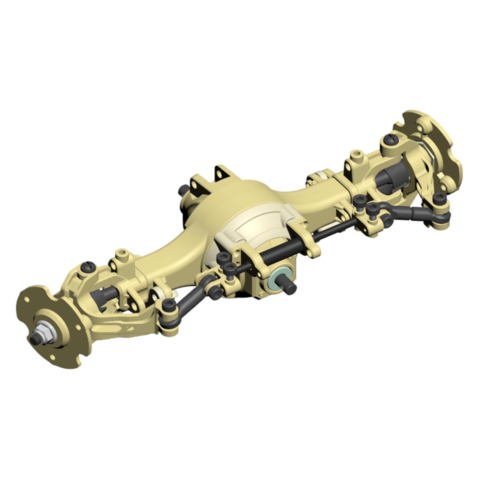 Amewi Lenkachse 2 vorne komplett montiert für 8x8 Truck sand (39884502)