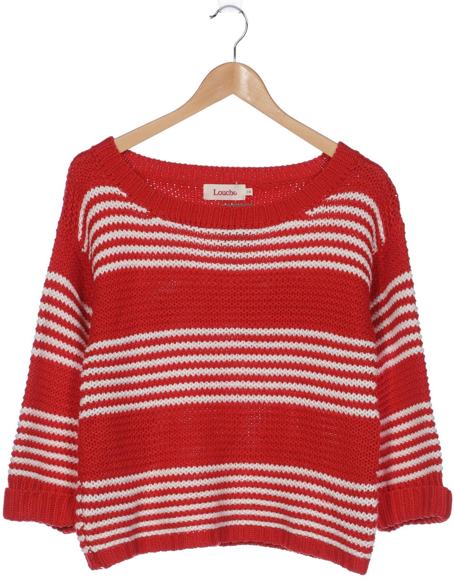 Louche Damen Pullover, Rot, Gr. M, Synthetik - Second Hand