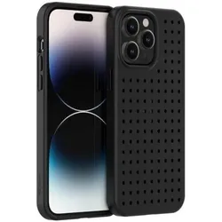Pinifit Zestaw Etui Pinit Dynamic + Flower/ Butterfly Pin iPhone 14 Pro 6.1" czarny/black wzór 1 (Apple iPhone 14 Pro), Smartphone Hülle, Schwarz