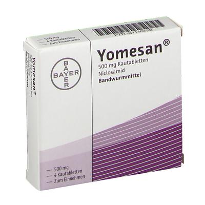 Yomesan 500 mg Kautabletten 4 St