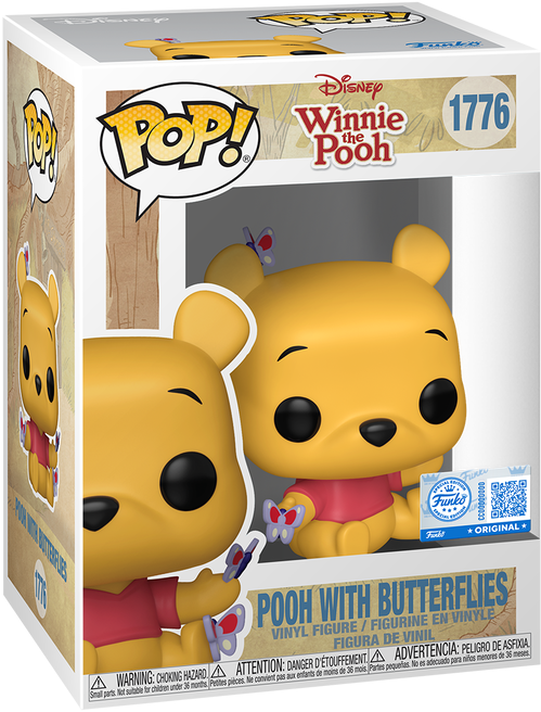 Funko Pop! Disney Winnie the Pooh with Butterflies Vinyl Figure #1776 - Exclusive Collectible