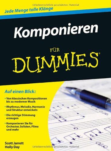 Scott Jarrett - Komponieren für Dummies (Fur Dummies) - Preis vom 19.10.2026 19:33:35 h
