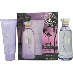 Caribbean Joe, Beauty Geschenkset, Island Splash Gift Set 100ml EDP + 100ml Body Lotion (Parfum Set)