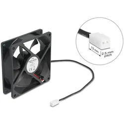 DELOCK Axiallüfter 5 V DC, 92 x 92 x 25 mm schwarz