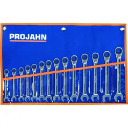 Projahn GearTech Schlüssel Satz RollTasche umschaltbar 14 tlg