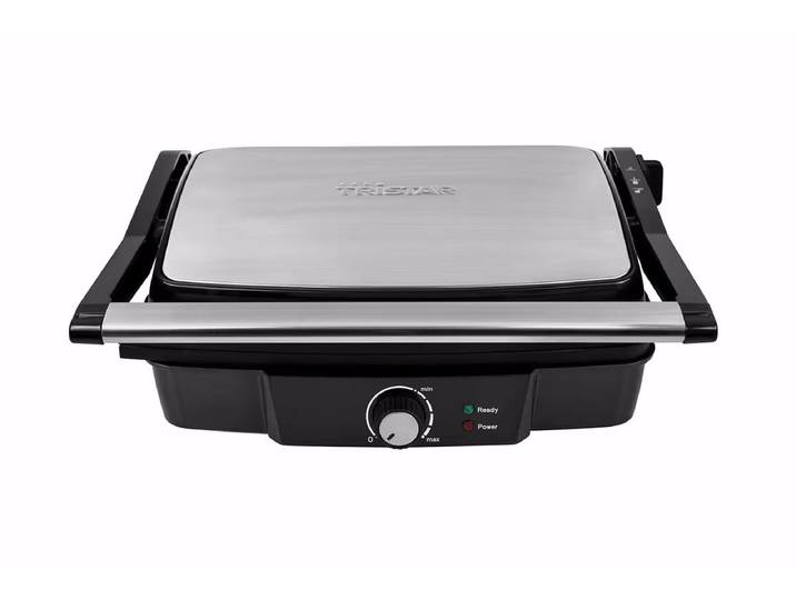 Tristar Kontaktgrill GR-2853 Panini Grill – edelstahl / schwarz